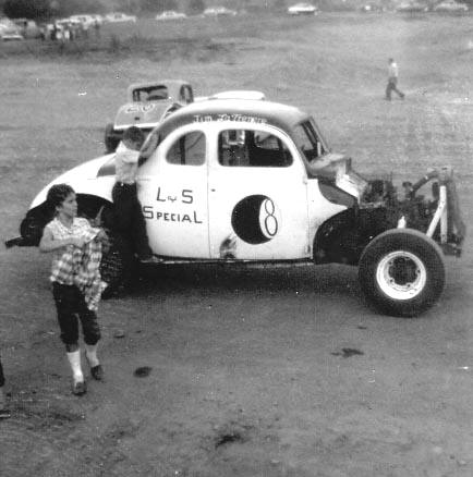  Auto Racing Photos on Old Northfield Vermont Track In 1961 Typifies The Vintage Racing We